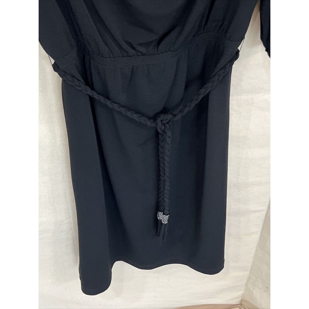 Ossie Clark Black‎ Evening Casual Dress 10 NEW - Picture 3 of 13